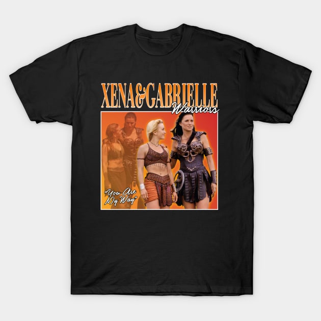 Xena & Gabrielle Retro T-Shirt by CharXena